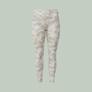 Zelos Womens Leggings 4X Desert Camo Print Card Pocket Stretch Yoga Gym Walking